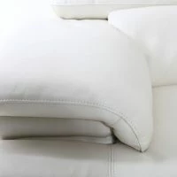 Canapé Design Avec Têtières Ajustables 3 Places Cuir Blanc Et Acier Chromé EWING -Boutique Miliboo canape design avec tetieres ajustables 3 places cuir blanc et acier chrome ewing 23224 62fe04bdc50ab 1200 675