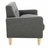 Canapé Scandinave 2 Places En Tissu Gris Foncé Et Bois Clair LUNA -Boutique Miliboo canape scandinave 2 places en tissu gris fonce et bois clair luna 50294 618beb33db3fe 1200 675