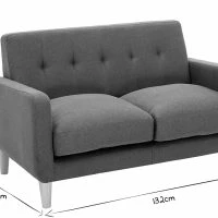 Canapé Scandinave 2 Places En Tissu Gris Foncé Et Bois Clair LUNA -Boutique Miliboo canape scandinave 2 places en tissu gris fonce et bois clair luna 50294 618beb3e0f833 1200 675