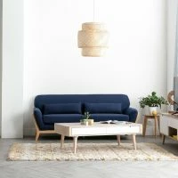 Canapé Scandinave 3 Places En Tissu Bleu Foncé Et Bois Clair YOKO -Boutique Miliboo canape scandinave 3 places en tissu bleu fonce et bois clair yoko 40799 5d4802716b2c0 1200 675