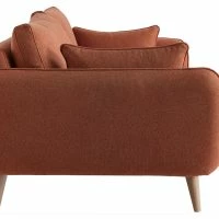 Canapé Scandinave 3 Places En Tissu Brique Et Bois Clair CREEP -Boutique Miliboo canape scandinave 3 places en tissu brique et bois clair creep 51782 6390bc146f49a 1200 675