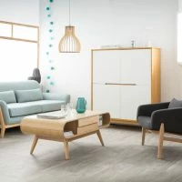 Canapé Scandinave 3 Places En Tissu Vert Lagon Et Bois Clair YOKO -Boutique Miliboo canape scandinave 3 places en tissu vert lagon et bois clair yoko 40800 5c136ddc7f627 1200 675