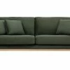 Canapé Scandinave Déhoussable 3 Places En Tissu Effet Velours Kaki Et Bois Clair OSLO - Miliboo & Stéphane Plaza -Boutique Miliboo canape scandinave dehoussable 3 places en tissu effet velours kaki et bois clair oslo miliboo et stephane plaza 46721 632084ac05946 1200 675