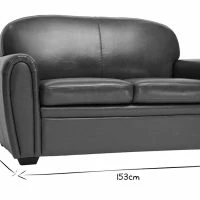 Canapé Vintage 2 Place Marron Foncé Et Bois Noir CLUB 14 Canapé Vintage 2 Place Marron Foncé Et Bois Noir CLUB -Boutique Miliboo canape vintage 2 place marron fonce et bois noir club 49655 615c51f21f3dd 1200 675