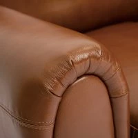 Canapé Vintage 2 Places Marron Et Bois Noir CLUB 13 Canapé Vintage 2 Places Marron Et Bois Noir CLUB -Boutique Miliboo canape vintage 2 places marron et bois noir club 49656 6138ab1d1d564 1200 675