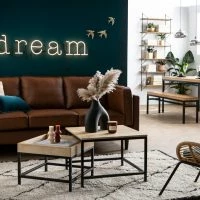 Canapé Vintage 3 Places Cuir Marron Et Bois Foncé BRADLEY -Boutique Miliboo canape vintage 3 places cuir marron et bois fonce bradley 48888 60bf38da7a225 1200 675