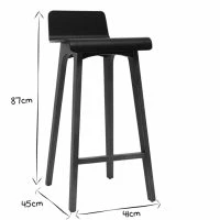 Chaise De Bar Scandinave 75 Cm Bois Et Blanc BALTIK -Boutique Miliboo chaise de bar scandinave 75 cm bois et blanc baltik 38937 612e35e23d4d8 1200 675