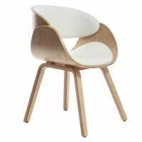 Chaise Design Blanc Et Bois Clair BENT -Boutique Miliboo chaise design blanc et bois clair bent 42643 5bb374582f995 1200 675