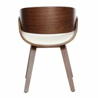Chaise Design Blanc Et Bois Foncé Noyer BENT -Boutique Miliboo chaise design blanc et bois fonce noyer bent 42645 5be93f4b2cab7 1200 675