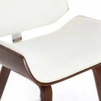 Chaise Design Blanc Et Bois Foncé RUBBENS -Boutique Miliboo chaise design blanc et bois fonce rubbens 42649 5bbcc6bd56a40 1200 675