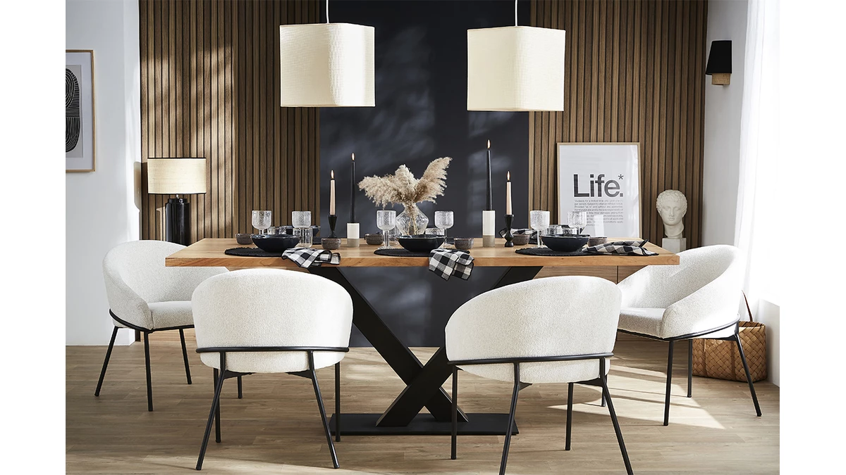 Chaise Design En Tissu Effet Velours Bleu Canard Et Métal Noir JENNA 8 Chaise Design En Tissu Effet Velours Bleu Canard Et Métal Noir JENNA – Image 6