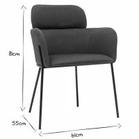 Chaise Design En Tissu Gris Et Métal Noir TULUM 16 Chaise Design En Tissu Gris Et Métal Noir TULUM -Boutique Miliboo chaise design en tissu gris et metal noir tulum 49315 60b8a44da9d0d 1200 675