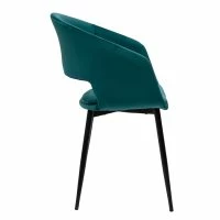 Chaise Design En Tissu Velours Bleu Pétrole Et Métal Noir PRISMA -Boutique Miliboo chaise design en tissu velours bleu petrole et metal noir prisma 51590 62be9ac9a7493 1200 675