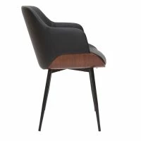 Chaise Design Noir, Bois Foncé Et Métal LUCIEN 11 Chaise Design Noir, Bois Foncé Et Métal LUCIEN -Boutique Miliboo chaise design noir bois fonce et metal lucien 52301 62e3dca0d0299 1200 675