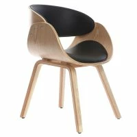 Chaise Design Noir Et Bois Clair BENT -Boutique Miliboo chaise design noir et bois clair bent 42644 5bbcc6bc4e794 1200 675