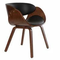Chaise Design Noir Et Bois Foncé Noyer BENT 13 Chaise Design Noir Et Bois Foncé Noyer BENT -Boutique Miliboo chaise design noir et bois fonce noyer bent 42646 5bb7646ae6c96 1200 675