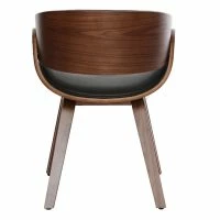 Chaise Design Noir Et Bois Foncé Noyer BENT 14 Chaise Design Noir Et Bois Foncé Noyer BENT -Boutique Miliboo chaise design noir et bois fonce noyer bent 42646 5bb7646b0c1b5 1200 675