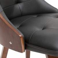 Chaise Design Noir Et Bois Foncé Noyer FLUFFY 15 Chaise Design Noir Et Bois Foncé Noyer FLUFFY -Boutique Miliboo chaise design noir et bois fonce noyer fluffy 48660 5faaadf3012c6 1200 675