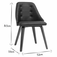 Chaise Design Noir Et Bois Foncé Noyer FLUFFY 18 Chaise Design Noir Et Bois Foncé Noyer FLUFFY -Boutique Miliboo chaise design noir et bois fonce noyer fluffy 48660 5faaadf833fe3 1200 675