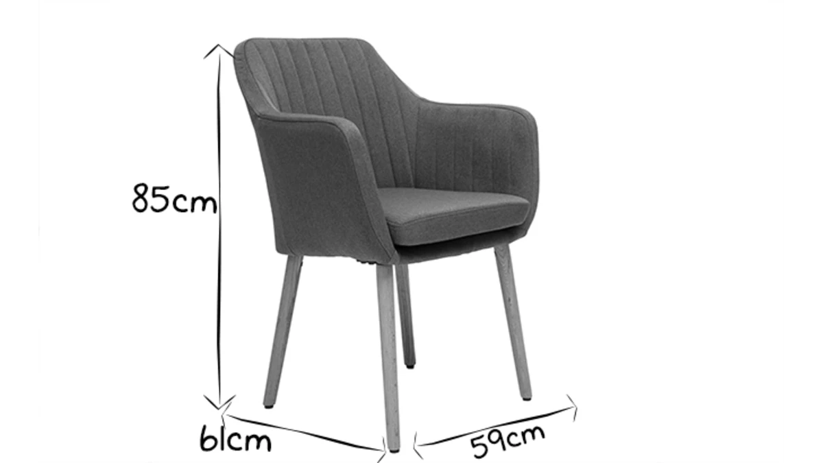 Chaise Scandinave En Tissu Bleu Canard Et Bois Clair ALEYNA 9 Chaise Scandinave En Tissu Bleu Canard Et Bois Clair ALEYNA – Image 7