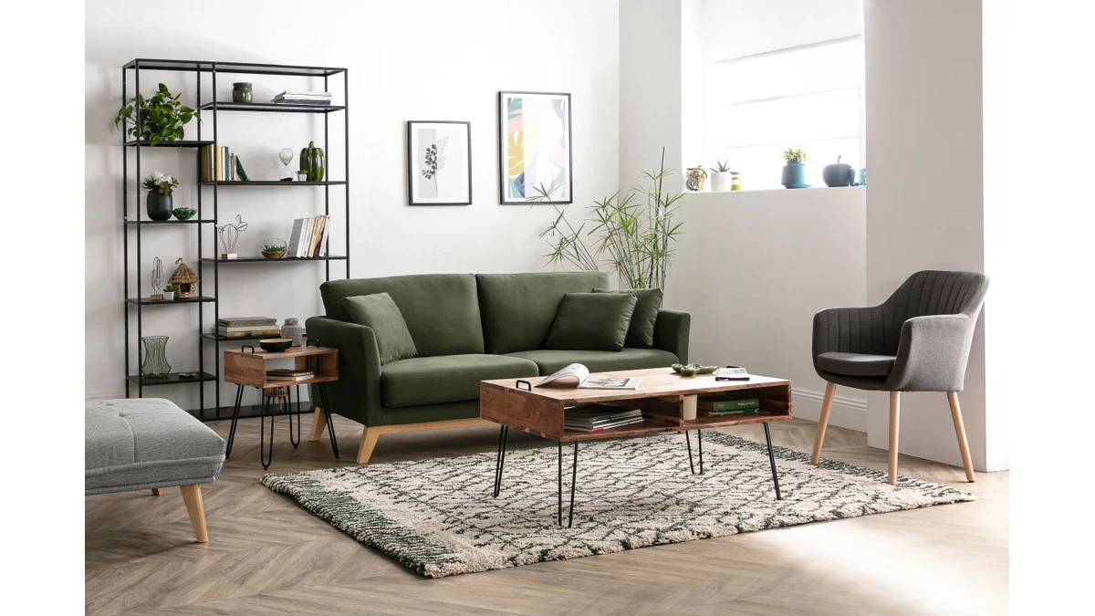 Chaise Scandinave En Tissu Gris Anthracite Et Bois Clair ALEYNA 8 Chaise Scandinave En Tissu Gris Anthracite Et Bois Clair ALEYNA – Image 6