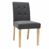 Chaises Capitonnées En Tissu Gris Foncé Et Bois Clair Massif (lot De 2) ESTER -Boutique Miliboo chaises capitonnees en tissu gris fonce et bois clair massif lot de 2 ester 42147 5cada5939c824 1200 675