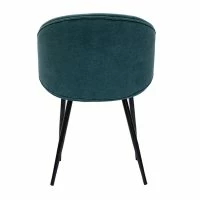 Chaises Design En Tissu Effet Velours Bleu Canard Et Métal Noir (lot De 2) ROSALIE -Boutique Miliboo chaises design en tissu effet velours bleu canard et metal noir lot de 2 rosalie 52664 63b83f80632e2 1200 675