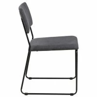 Chaises Design En Tissu Gris Et Métal Noir (lot De 2) FLORE -Boutique Miliboo chaises design en tissu gris et metal noir lot de 2 flore 49335 5fd24ce7db84b 1200 675