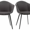 Chaises Design En Tissu Gris Foncé Et Métal Noir (lot De 2) TAYA 1 Chaises Design En Tissu Gris Foncé Et Métal Noir (lot De 2) TAYA -Boutique Miliboo chaises design en tissu gris fonce et metal noir lot de 2 taya 48900 60341b64a763a 1200 675