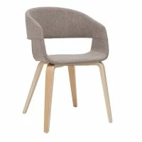 Chaises Design En Tissu Taupe Et Bois Clair Chêne (lot De 2) SLAM -Boutique Miliboo chaises design en tissu taupe et bois clair chene lot de 2 slam 52966 6304e5a56400c 1200 675