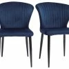 Chaises Design En Tissu Velours Bleu Et Métal Noir (lot De 2) KAYEL 2 Chaises Design En Tissu Velours Bleu Et Métal Noir (lot De 2) KAYEL -Boutique Miliboo chaises design en tissu velours bleu et metal noir lot de 2 kayel 50513 61f41c2c7e9bc 1200 675
