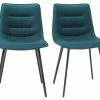 Chaises Design En Tissu Velours Bleu Pétrole Et Métal Noir (lot De 2) PARKER -Boutique Miliboo chaises design en tissu velours bleu petrole et metal noir lot de 2 parker 47832 5f0837652afa5 1200 675