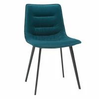 Chaises Design En Tissu Velours Bleu Pétrole Et Métal Noir (lot De 2) PARKER -Boutique Miliboo chaises design en tissu velours bleu petrole et metal noir lot de 2 parker 47832 5f08377aa516c 1200 675