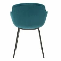 Chaises Design En Tissu Velours Bleu Pétrole Et Métal Noir (lot De 2) SAKE -Boutique Miliboo chaises design en tissu velours bleu petrole et metal noir lot de 2 sake 47835 5f083c67e27d9 1200 675