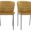 Chaises Design En Tissu Velours Bronze Et Métal Noir (lot De 2) SAIGA 2 Chaises Design En Tissu Velours Bronze Et Métal Noir (lot De 2) SAIGA -Boutique Miliboo chaises design en tissu velours bronze et metal noir lot de 2 saiga 52681 63185b70e0741 1200 675