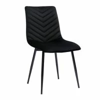 Chaises Design En Tissu Velours Noir Et Métal Noir (lot De 2) PUMPKIN -Boutique Miliboo chaises design en tissu velours noir et metal noir lot de 2 pumpkin 52675 63721ca102fa8 1200 675