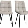 Chaises Design En Tissu Velours Taupe Et Métal Noir (lot De 2) MAXWELL -Boutique Miliboo chaises design en tissu velours taupe et metal noir lot de 2 maxwell 52284 63db7b2cda010 1200 675