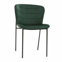 Chaises Design En Tissu Velours Vert Foncé Et Métal Noir (lot De 2) SAIGA -Boutique Miliboo chaises design en tissu velours vert fonce et metal noir lot de 2 saiga 52682 63185f4eb961d 1200 675