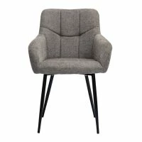 Chaises Design Matelassées En Tissu Velours Texturé Gris Et Métal Noir (lot De 2) MONTERO -Boutique Miliboo chaises design matelassees en tissu velours texture gris et metal noir lot de 2 montero 52427 6352538b005b0 1200 675