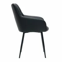 Chaises Design Matelassées Noires Et Métal Noir (lot De 2) MONTERO -Boutique Miliboo chaises design matelassees noires et metal noir lot de 2 montero 52268 62c6b8fa63a35 1200 675