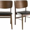 Chaises En Bois Foncé Noyer Et Assises Noires (lot De 2) SHELDON -Boutique Miliboo chaises en bois fonce noyer et assises noires lot de 2 sheldon 48515 5f8420a64009a 1200 675