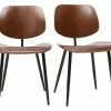Chaises En Bois Foncé Noyer Et Métal Noir (lot De 2) TOBIAS -Boutique Miliboo chaises en bois fonce noyer et metal noir lot de 2 tobias 49313 60ba303a8856a 1200 675