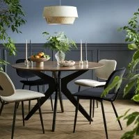 Chaises En Bois Foncé Noyer Et Métal Noir (lot De 2) TOBIAS -Boutique Miliboo chaises en bois fonce noyer et metal noir lot de 2 tobias 49313 638dbf6e19c44 1200 675