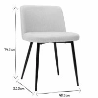 Chaises En Tissu Effet Velours Texturé Beige Et Métal Noir (lot De 2) MONTI 18 Chaises En Tissu Effet Velours Texturé Beige Et Métal Noir (lot De 2) MONTI -Boutique Miliboo chaises en tissu effet velours texture beige et metal noir lot de 2 monti 51875 62bebac98b047 1200 675