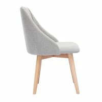 Chaises En Tissu Effet Velours Texturé Gris Et Bois Clair Massif (lot De 2) HIGGINS -Boutique Miliboo chaises en tissu effet velours texture gris et bois clair massif lot de 2 higgins 53225 6373596958033 1200 675