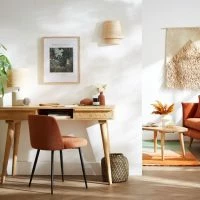 Chaises En Tissu Effet Velours Texturé Terre Brûlée Et Métal Noir (lot De 2) MONTI -Boutique Miliboo chaises en tissu effet velours texture terre brulee et metal noir lot de 2 monti 51876 634e82d328900 1200 675