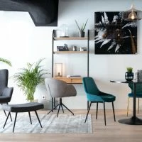 Chaises En Tissu Velours Bleu Pétrole Et Métal Noir (lot De 2) HOLO - Miliboo & Stéphane Plaza -Boutique Miliboo chaises en tissu velours bleu petrole et metal noir lot de 2 holo miliboo et stephane plaza 47163 5df9fa05b5994 1200 675