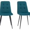 Chaises En Tissu Velours Gaufré Bleu Pétrole Et Métal Noir (lot De 2) ESCAPE 2 Chaises En Tissu Velours Gaufré Bleu Pétrole Et Métal Noir (lot De 2) ESCAPE -Boutique Miliboo chaises en tissu velours gaufre bleu petrole et metal noir lot de 2 escape 50384 6166f4527f367 1200 675