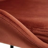 Chaises En Tissu Velours Rouge Tomette Et Métal Noir (lot De 2) HOLO -Boutique Miliboo chaises en tissu velours rouge tomette et metal noir lot de 2 holo 51845 628e2166d2a1c 1200 675