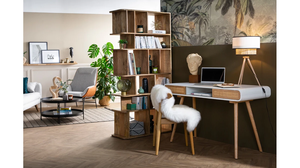 Chaises Scandinaves Bois Clair Et Noir (lot De 2) WALFORD 9 Chaises Scandinaves Bois Clair Et Noir (lot De 2) WALFORD – Image 7